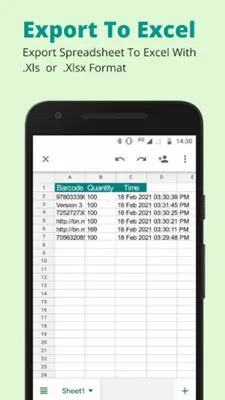 Excel Spreadsheet Sheets App android App screenshot 12