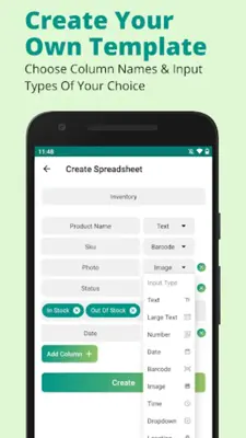 Excel Spreadsheet Sheets App android App screenshot 8